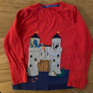 Boys Boden  castle t-shirt